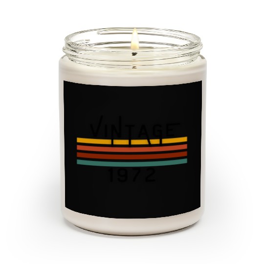 Vintage 1972 Retro Scented Candles