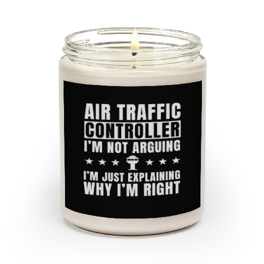 Funny Air Traffic Controller Saying Scented Candles