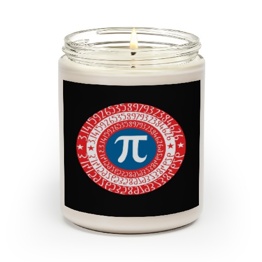Captain Pi Superhero Shield Scented Candles