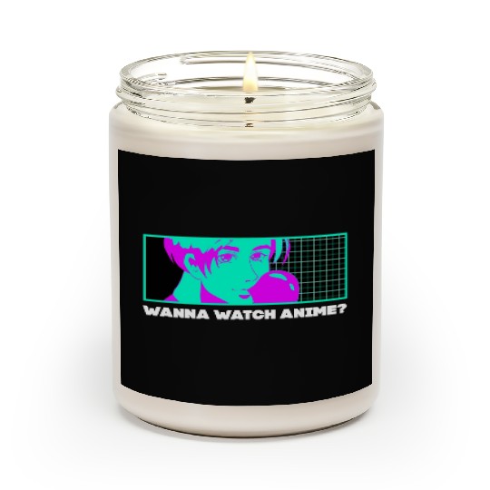 Wanna Watch Anime Kawaii Japanese Cute Japan Anime Scented Candles