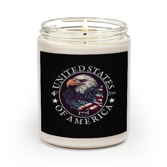 Independence Day 4th of July Freedom Scented Candles