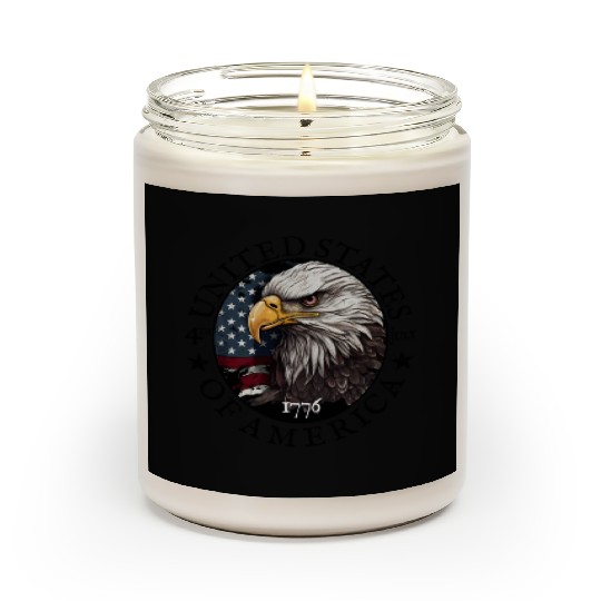 Proud American Independence Day Freedom Scented Candles