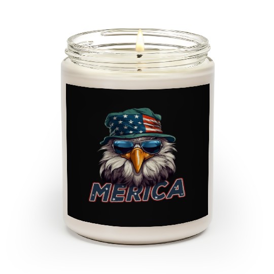 Proud American Independence Day Freedom Scented Candles