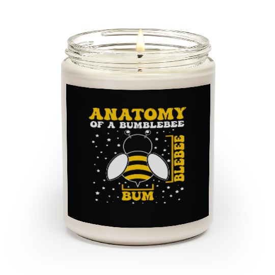 Anatomy of a Bumblebee Bee Lover Gift Scented Candles