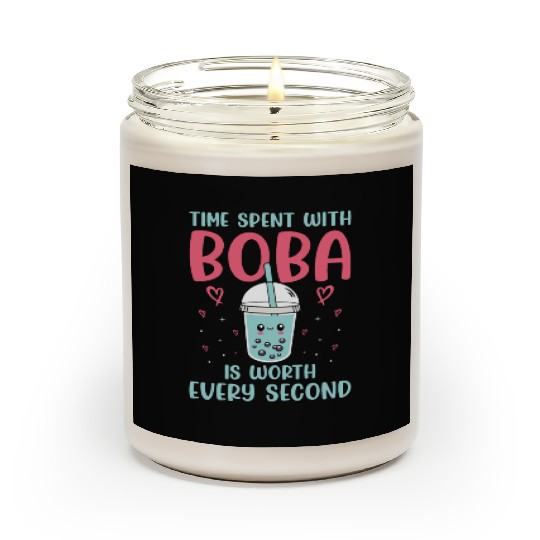 Bubble Tea Lover Boba Tea Drinker Korean Drink Scented Candles
