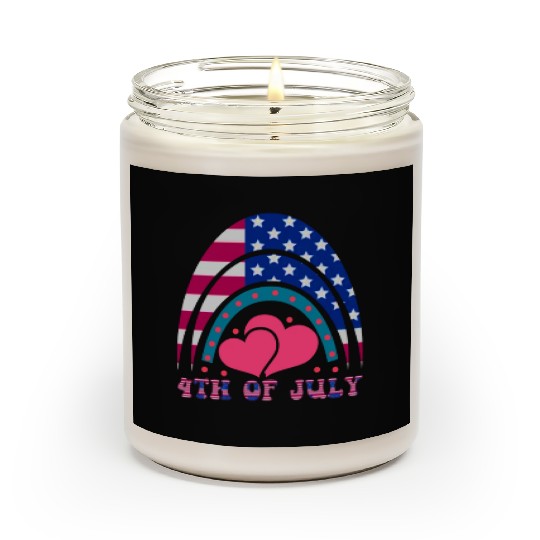 4th of July, Love America Scented Candles