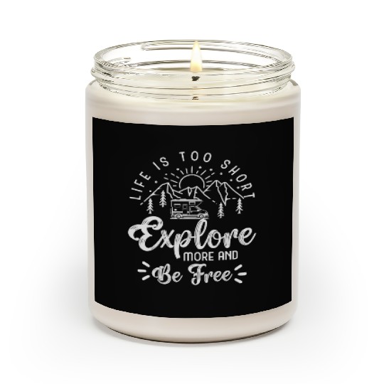 Vacation Travel Summer Mountains Scented Candles