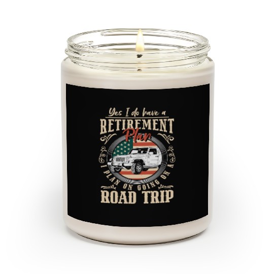 Road Trip Camping Summer Mountains Scented Candles