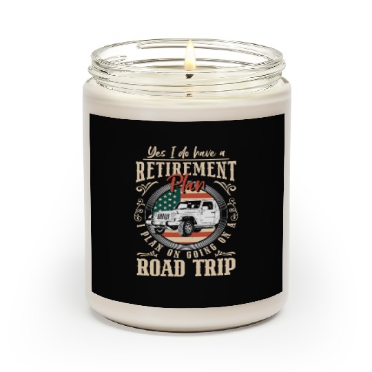 Road Trip Camping Summer Mountains Scented Candles