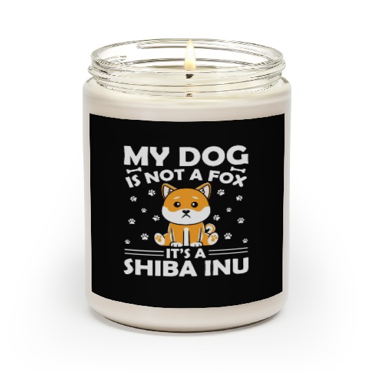 Shiba Inu Dog Lover Puppy Breeder Pet Dog Owner Scented Candles