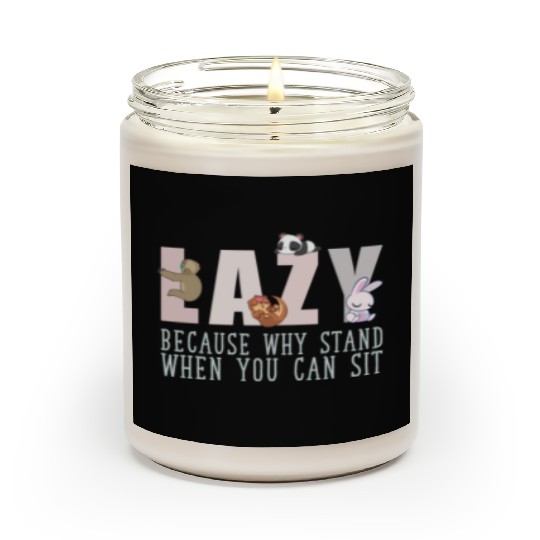 Lazy Morning Funny Lazy Sunday Scented Candles