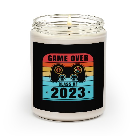 Game Over Class Of 2023 Scented Candles Students Funny 2023