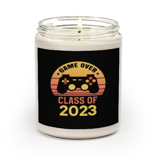 Game Over Class of 2023 Graduation Decorations Scented Candles
