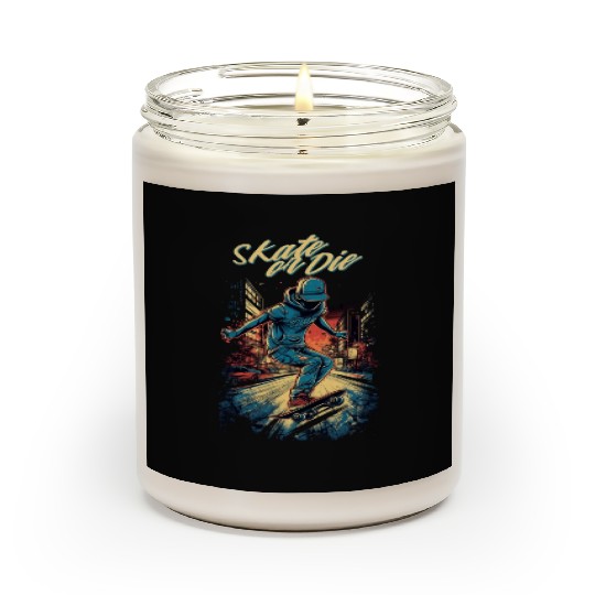 Skateboarder Skateboard Skate Skater Scented Candles