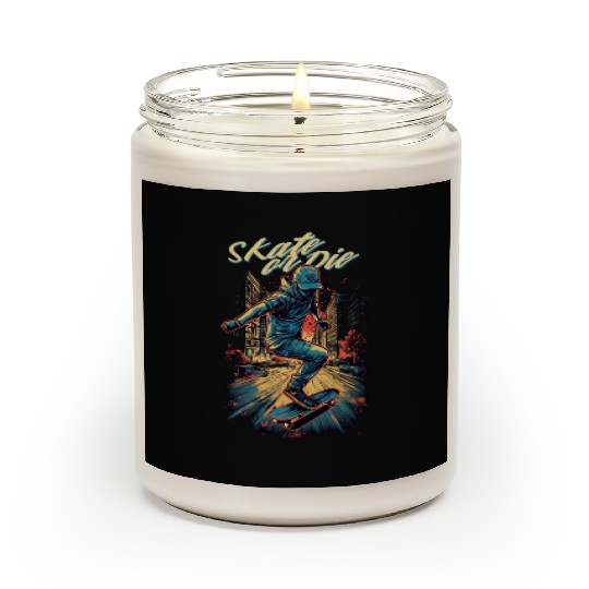 Skateboarder Skateboard Skate Skater Scented Candles