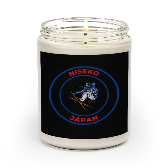 Retro cool Skiing in Niseko Japan Scented Candles