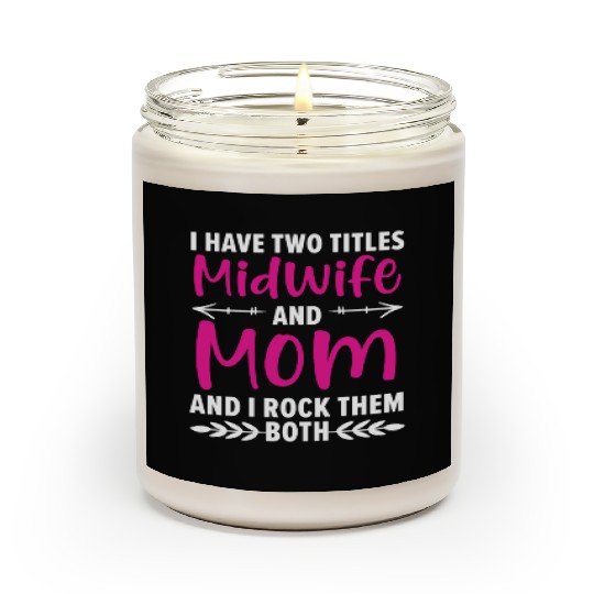 Midwifery Profession Newborn Childbirth Midwife Scented Candles