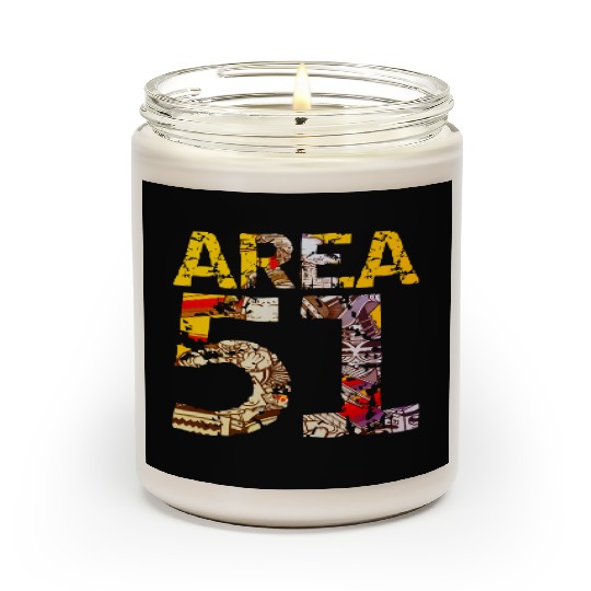 Area 51 UFO Design Scented Candles