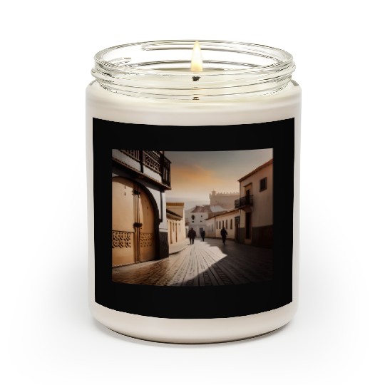 Fantasy pictures ,town Morocco ,city Tangier Scented Candles