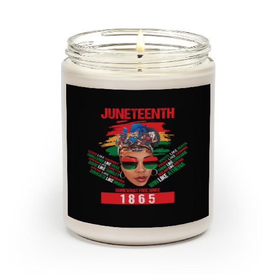 Juneteenth Honoring the Struggle Embracing Freedom Scented Candles