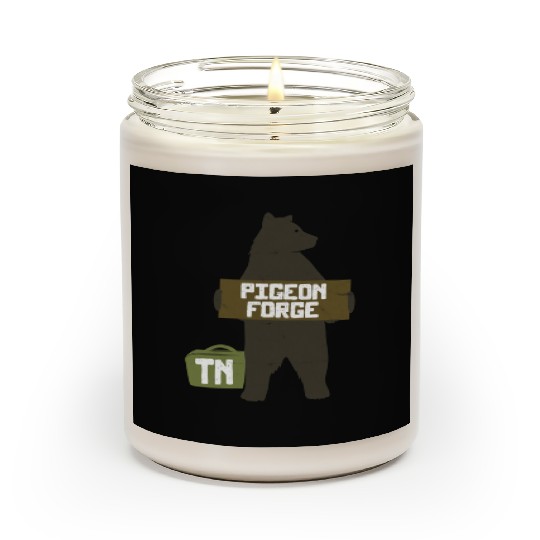 Pigeon Forge Tennessee Great Smoky Mountains Bear Scented Candles