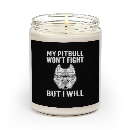 Pitbull Lover Pet Sitter Scented Candles
