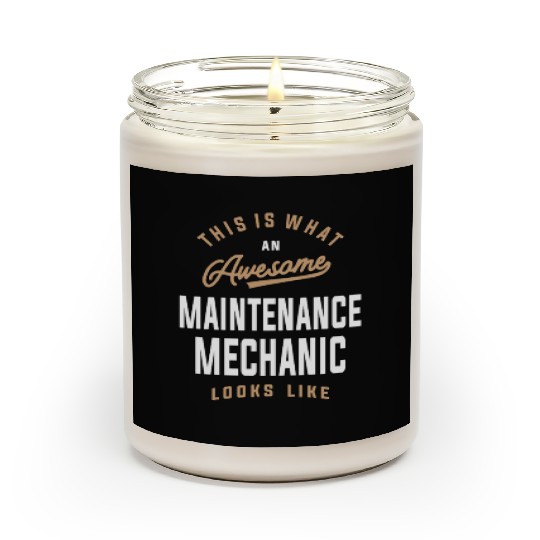 Awesome Maintenance Mechanic Scented Candles