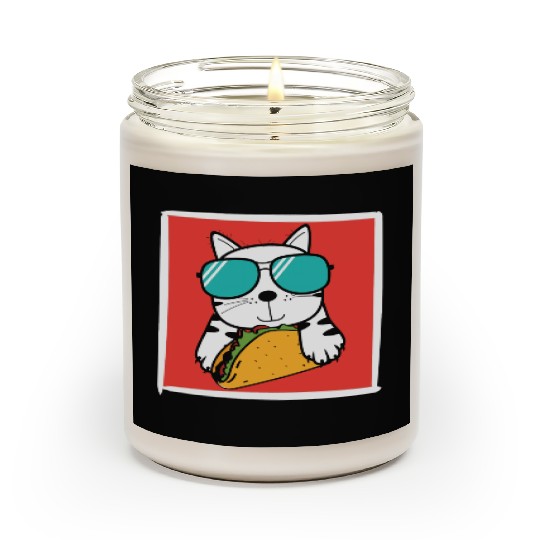 Cool Cat Taco Lover Scented Candles