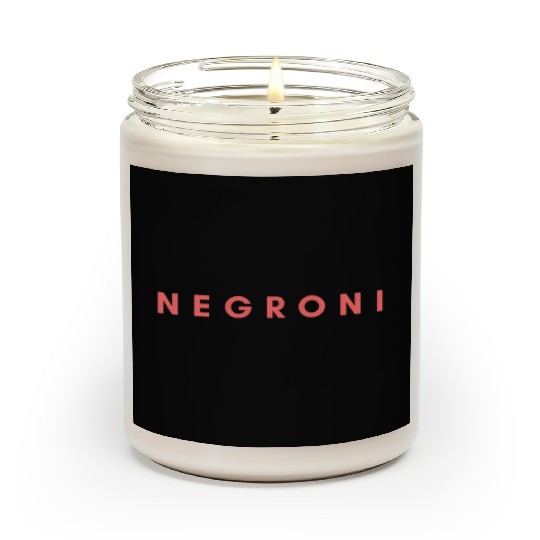 Negroni Cocktail Bartender Drink Stylish Party Ape Scented Candles