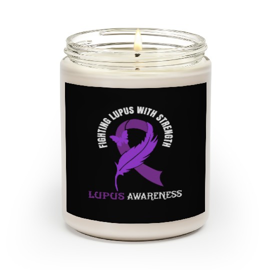 Lupus Awareness Lupus Fighter Scented Candles