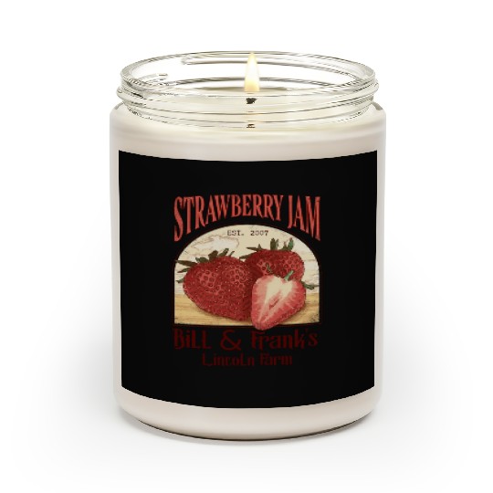 Bill and Frank Strawberry Jam The last of us Scented Candles
