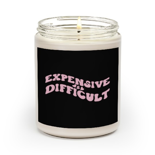 Expensive And Difficult Bougie Bougee Preppy Aesth Scented Candles