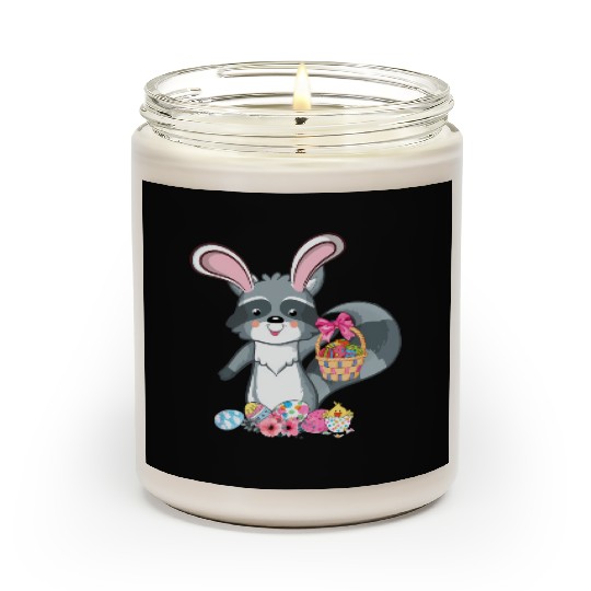 Raccoon Bunny Ears Easter Eggs For Scented Candles