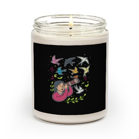 Bird Birdwatching Birdwatcher Scented Candles