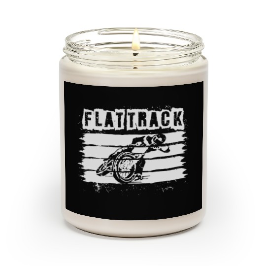 Flat Track Motorcycle Dirt Track Speedway Scented Candles