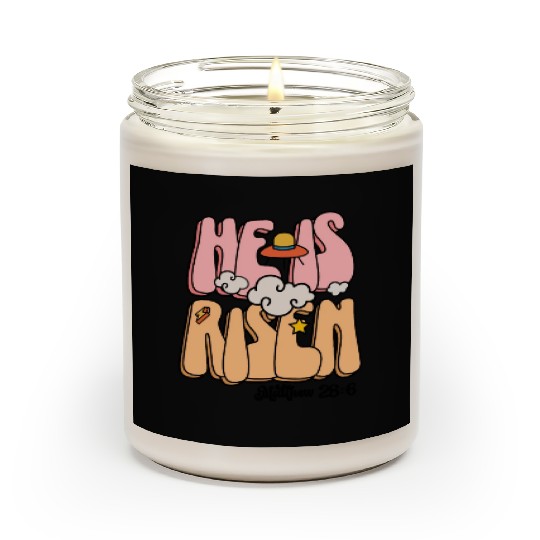 He Is Risen Modern Christian Easter Scented Candles
