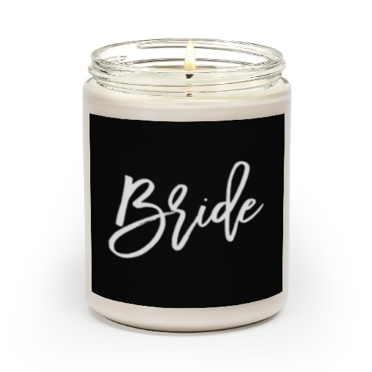 Bride For Bachelorette Party Grey Scented Candles