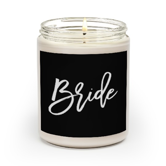 Bride For Bachelorette Party Grey Scented Candles