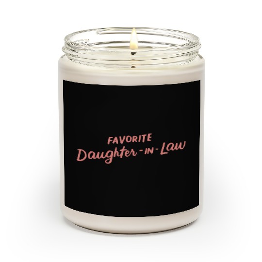 Favorite Daughter-In-Law Novelty Extended Family Scented Candles