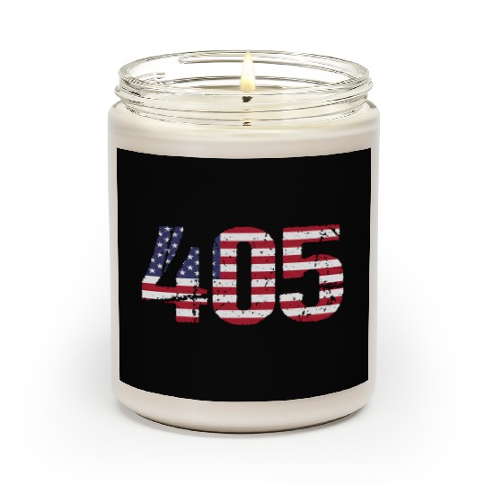 405 Oklahoma Area Code Scented Candles