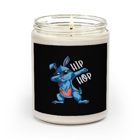 Hip Hop Dabbing Bunny Easter Day Scented Candles