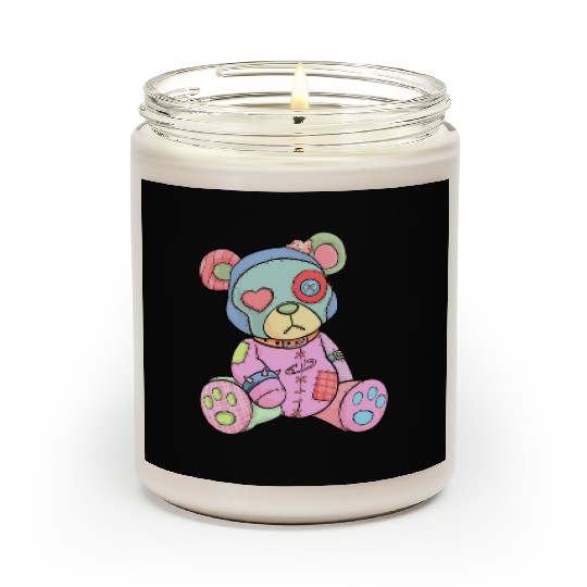 Pastel Goth Teddy Bear Japanese Anime Kawaii Menhe Scented Candles