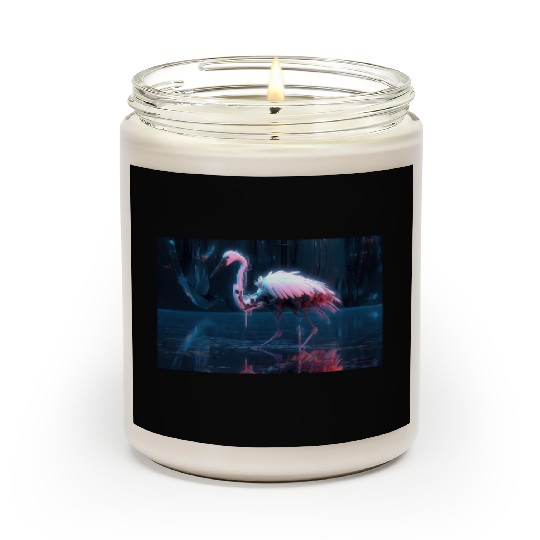 Neon Bird of Paradise Scented Candles