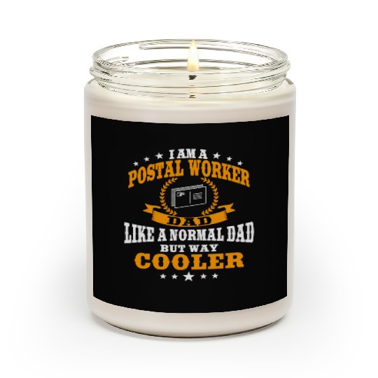 Postal Worker Dad Outfit Postman Father's Day Scented Candles