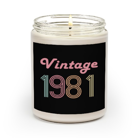 40Th For Her 40 1981 Scented Candles