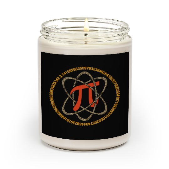 Pi Atom Pi Day Math Scented Candles