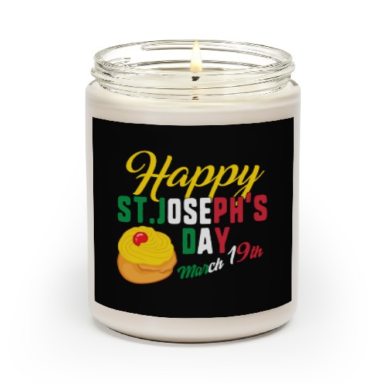 Happy St Josephs Day Jesus Catholic Religious Marc Scented Candles