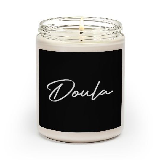 Doula Script Font Birth Class Teacher Birthing Mid Scented Candles