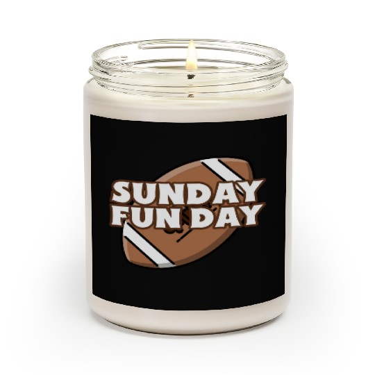 Sunday Fun Day Football Scented Candles