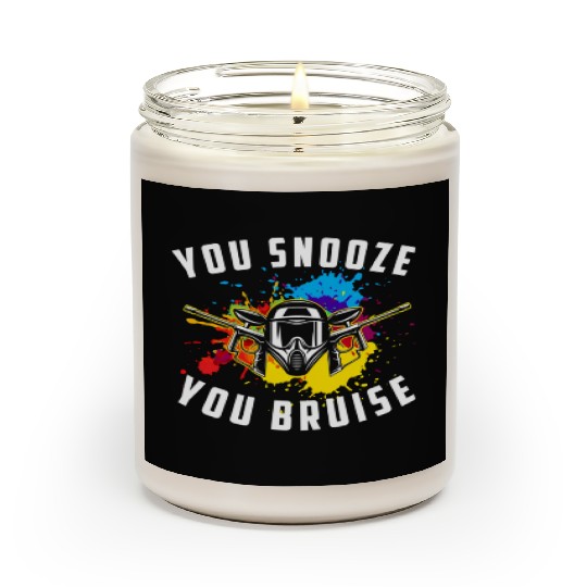 You Snooze You Bruise Youth Paintball Scented Candles